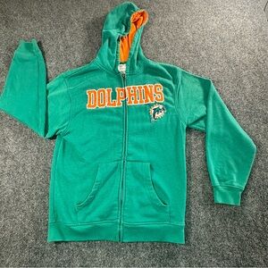 NFL Miami Dolphins Full-Zip Hoodie Officially Licensed
See Measurements